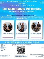 WEBINAR VOOR ALLE KINESITHERAPIE STUDENTEN IN VLAANDEREN